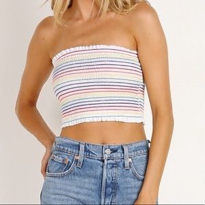 Lettuce Rainbow Tube Top